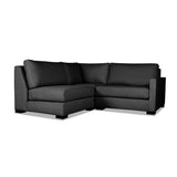 Nativa Interiors Chester Solid + Manufactured Wood / Revolution Performance Fabrics® 3 Pieces Modular Right Hand Facing Sectional with Ottoman Charcoal 90.00"W x 83.00"D x 33.00"H