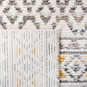 Sedona 800 Sedona 833 Bohemian Power Loomed Polypropylene Pile Rug Ivory / Charcoal