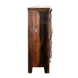 Dovetail Nantucket Distressed Painted Reclaimed Hardwood Sideboard SEK035