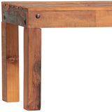 Dovetail Journee Distressed Painted Reclaimed Mango Bench SEK074-48