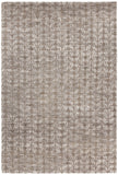 Chandra Rugs Selene 70% Wool + 30% Jute Hand-Knotted Contemporary Rug Grey 7'9 x 10'6