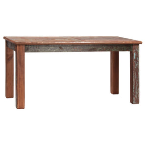 Dovetail Journee 60" Rectangular Distressed Painted Reclaimed Hardwood 4-Leg Dining Table SEL018A