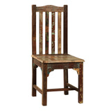 Journee Distressed Painted Reclaimed Hardwood Lath Back Dining Side Chair