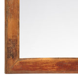 Dovetail Journee 54" Tall Rectangular Distressed Painted Reclaimed Hardwood Framed Mirror SEM025