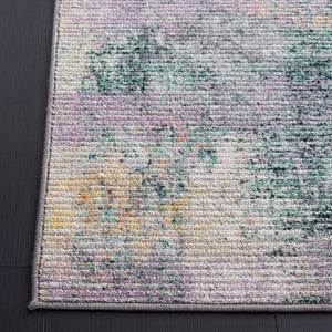 Safavieh Sequoia 101  Power Loomed Rug Green / Purple SEQ101Y-8
