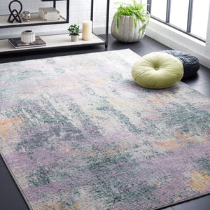 Safavieh Sequoia 101  Power Loomed Rug Green / Purple SEQ101Y-8