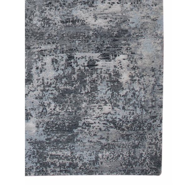 AMER Rugs Serena SER-12 Hand-Knotted Abstract Modern & Contemporary Area Rug Charcoal 10' x 14'