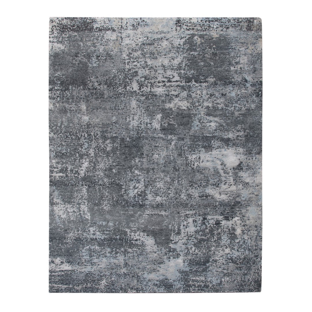 AMER Rugs Serena SER-12 Hand-Knotted Abstract Modern & Contemporary Area Rug Charcoal 10' x 14'