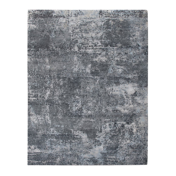 AMER Rugs Serena SER-12 Hand-Knotted Abstract Modern & Contemporary Area Rug Charcoal 10' x 14'