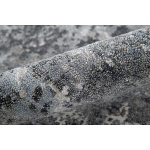 AMER Rugs Serena SER-12 Hand-Knotted Abstract Modern & Contemporary Area Rug Charcoal 10' x 14'