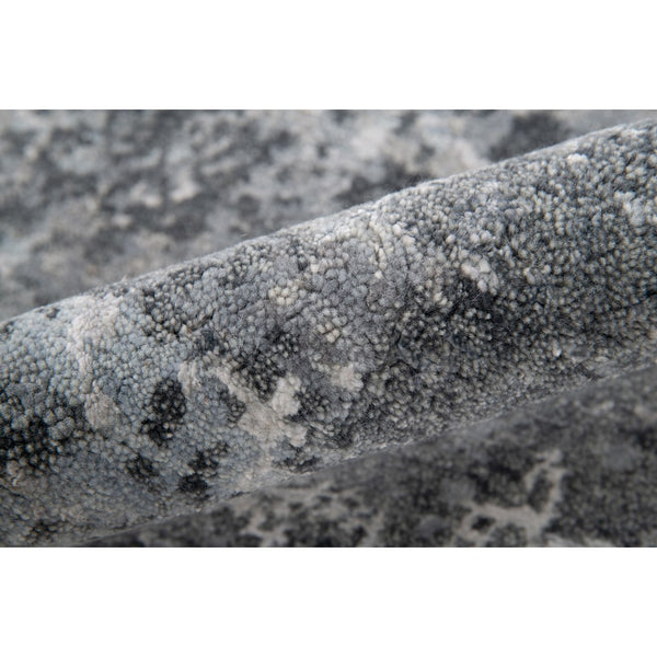 AMER Rugs Serena SER-12 Hand-Knotted Abstract Modern & Contemporary Area Rug Charcoal 10' x 14'