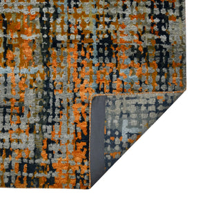 AMER Rugs Serena SER-9 Hand-Knotted Abstract Modern & Contemporary Area Rug Orange 10' x 14'