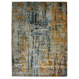 AMER Rugs Serena SER-9 Hand-Knotted Abstract Modern & Contemporary Area Rug Orange 10' x 14'