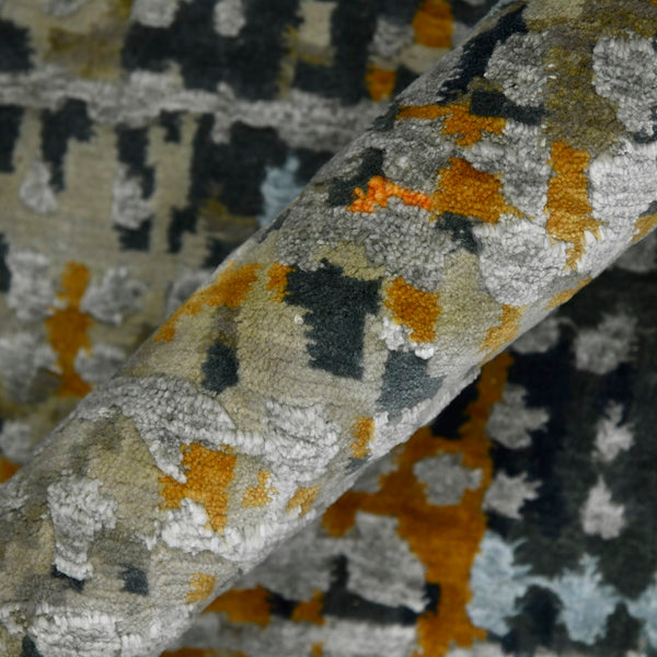 AMER Rugs Serena SER-9 Hand-Knotted Abstract Modern & Contemporary Area Rug Orange 10' x 14'