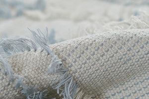 Momeni Serena SRN-1 Hand Woven Contemporary Striped Indoor/Outdoor Area Rug Blue 8' x 10' SERNASRN-1BLU80A0