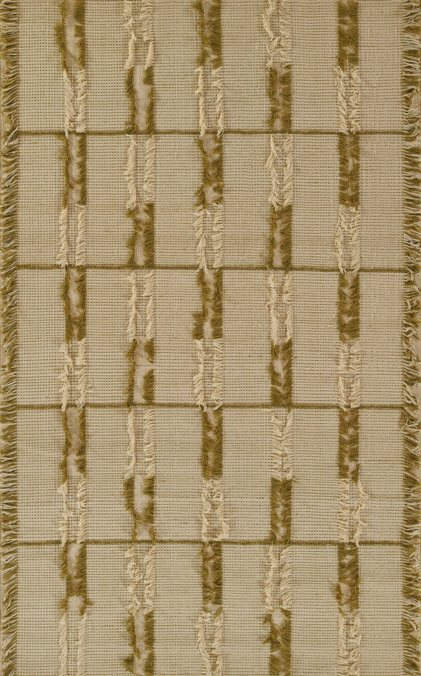 Momeni Serena SRN-1 Hand Woven Contemporary Striped Indoor/Outdoor Area Rug Green 8' x 10' SERNASRN-1GRN80A0