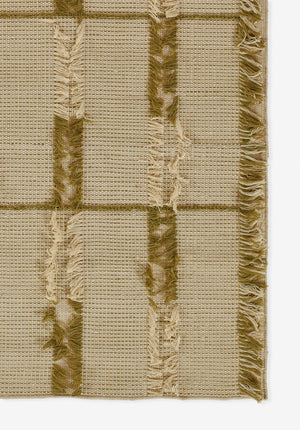 Momeni Serena SRN-1 Hand Woven Contemporary Striped Indoor/Outdoor Area Rug Green 8' x 10' SERNASRN-1GRN80A0