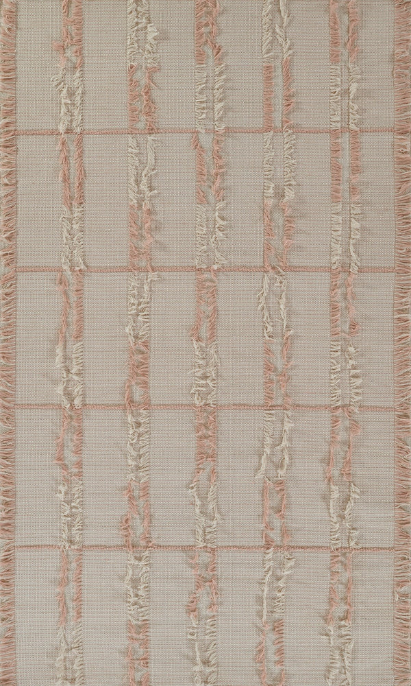 Momeni Serena SRN-1 Hand Woven Contemporary Striped Indoor/Outdoor Area Rug Pink 8' x 10' SERNASRN-1PNK80A0