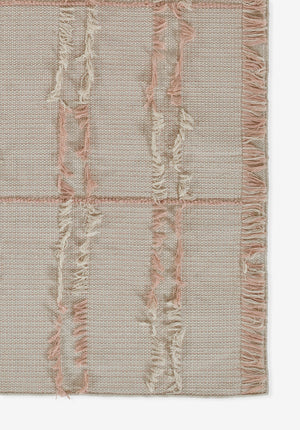 Momeni Serena SRN-1 Hand Woven Contemporary Striped Indoor/Outdoor Area Rug Pink 8' x 10' SERNASRN-1PNK80A0