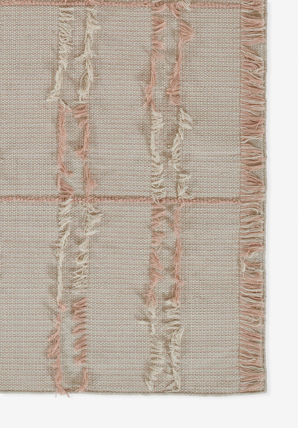 Momeni Serena SRN-1 Hand Woven Contemporary Striped Indoor/Outdoor Area Rug Pink 8' x 10' SERNASRN-1PNK80A0