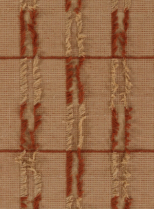 Momeni Serena SRN-1 Hand Woven Contemporary Striped Indoor/Outdoor Area Rug Terra Cott 8' x 10' SERNASRN-1TER80A0