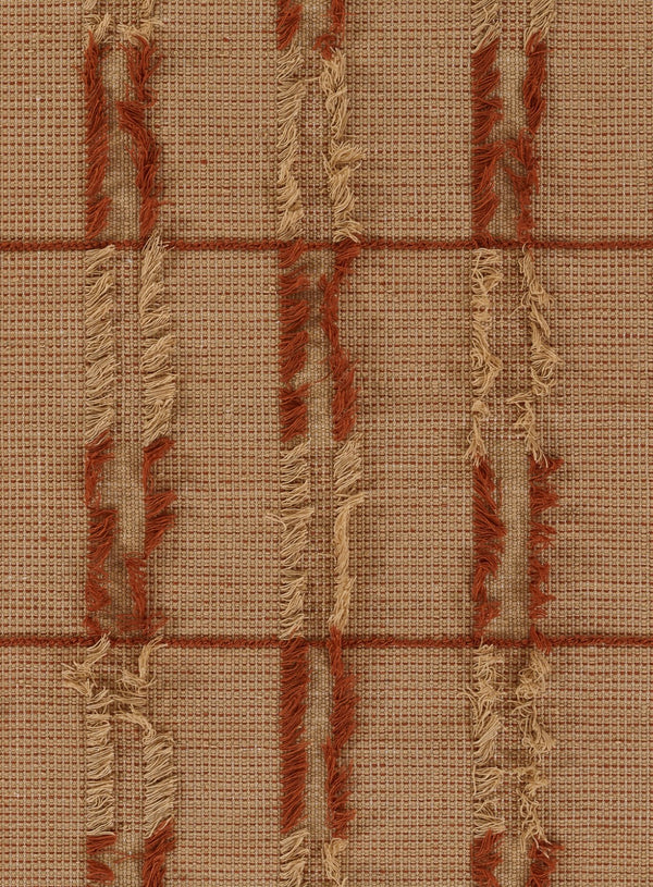 Momeni Serena SRN-1 Hand Woven Contemporary Striped Indoor/Outdoor Area Rug Terra Cott 8' x 10' SERNASRN-1TER80A0