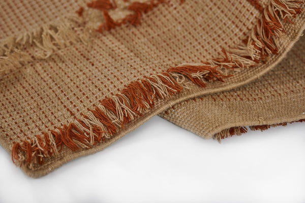 Momeni Serena SRN-1 Hand Woven Contemporary Striped Indoor/Outdoor Area Rug Terra Cott 8' x 10' SERNASRN-1TER80A0