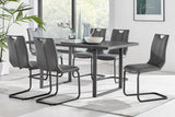 Fenton and Gray Pacific 7 Piece Modern Rectangular Dining Set