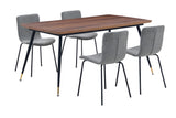 Messina/Gillian Mdf/Metal Dining Set - 5-Piece