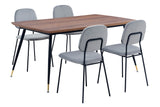 Messina/Lucy Mdf/Metal Dining Set - 5-Piece