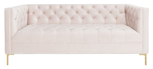 Vydia Velvet Tufted Sofa