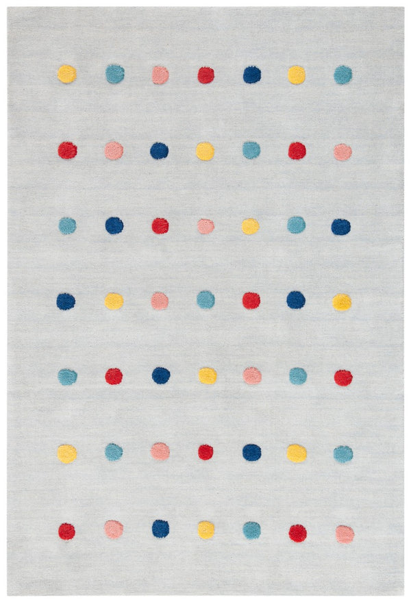 Safavieh Kids 803 Kids Hand Loomed 70% Wool, 10% Cotton, 20% Latex Rug Grey