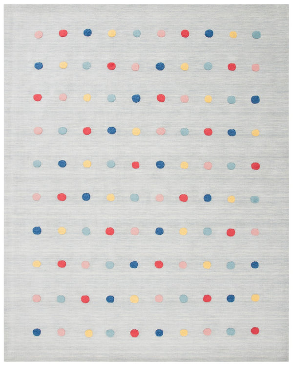 Safavieh Kids 803 Kids Hand Loomed 70% Wool, 10% Cotton, 20% Latex Rug Grey