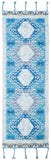 Safavieh Saffron 103 Hand Loomed Wool Pile Rug Turquoise / Blue 4' x 6'