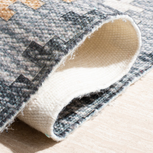 Safavieh Saffron 108 Hand Loomed Wool Pile Rug Taupe / Ivory 5' x 8'