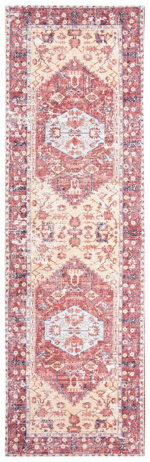 Safavieh Saffron 350 Hand Loomed 80% Polyester and 20% Cotton Traditional Rug SFN350P-4