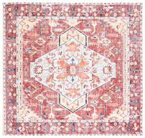 Safavieh Saffron 350 Hand Loomed 80% Polyester and 20% Cotton Traditional Rug SFN350P-4