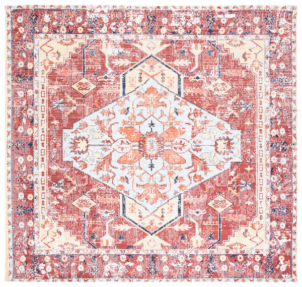Safavieh Saffron 350 Hand Loomed 80% Polyester and 20% Cotton Traditional Rug SFN350P-4