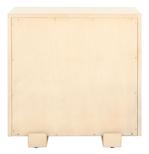 Rosario Woven Wood Nightstand Natural Wood SFV1303A