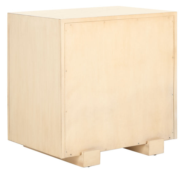 Rosario Woven Wood Nightstand Natural Wood SFV1303A