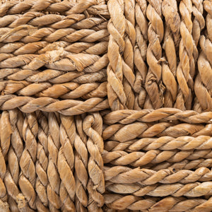 Rosario Woven Wood Nightstand Natural / Dark Brown Wood SFV1303B