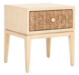 Armand Woven Wood Nightstand Natural Wood SFV1304A