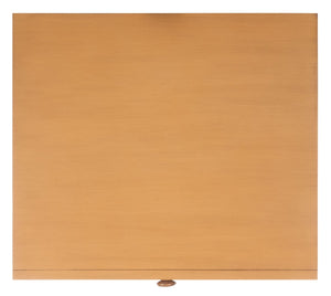 Armand Woven Wood Nightstand Natural / Dark Brown Wood SFV1304B