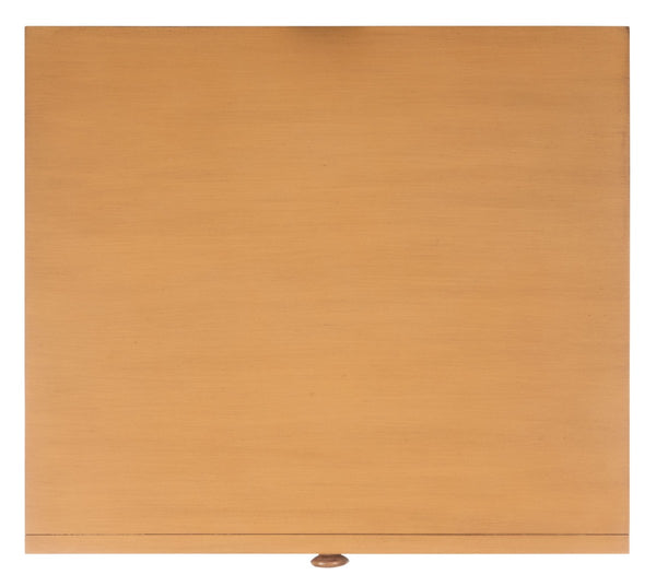 Armand Woven Wood Nightstand Natural / Dark Brown Wood SFV1304B