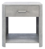 Sawyer Faux Shagreen Nightstand