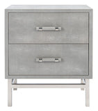 Ranger Faux Shagreen Nightstand