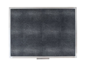 Tammy Faux Shagreen Nightstand: Exotic Texture, Sleek Design & Stylish Storage for Modern Spaces