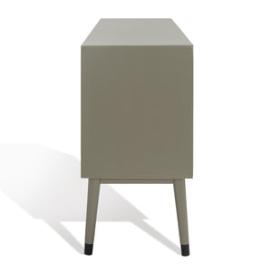 Safavieh Madden Retro Dresser Dark Grey / Black Mdf / Wood Veneer / Plywood / Hardware / Velvet (In Drawers) SFV2100K