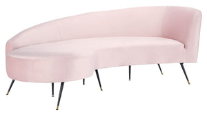 Evangeline Velvet Parisian Sofa - Luxurious Couture Design with Sculptural Elegance for Living Spaces