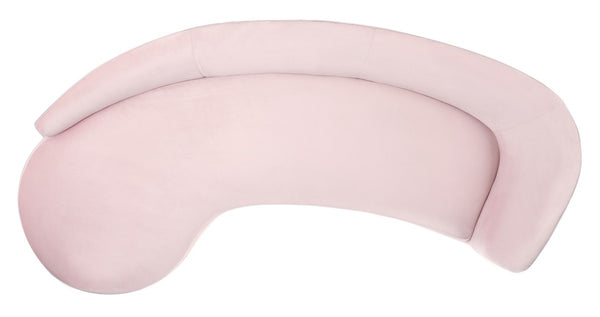 Evangeline Velvet Parisian Sofa - Luxurious Couture Design with Sculptural Elegance for Living Spaces